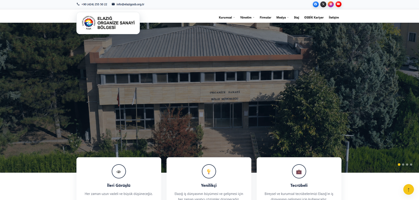 Elazığ OSB Resmi Web Sitesi